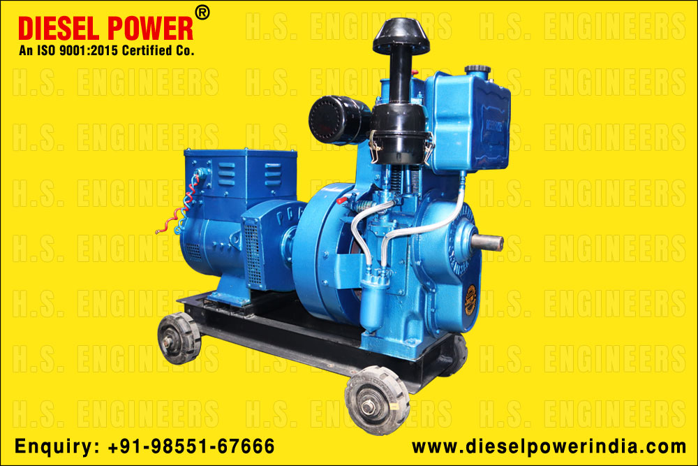 Diesel Engine Generator Set 10kva manufacturers exporters in India
