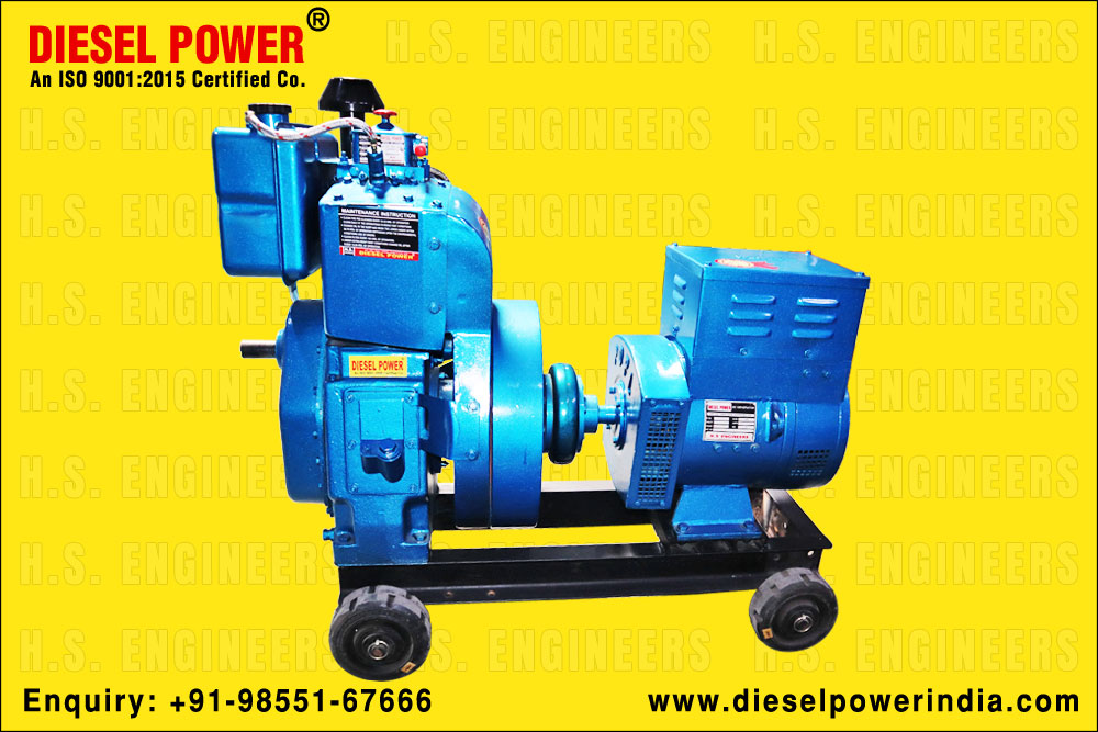 Diesel Engine Generator Set 10kva manufacturers exporters in India